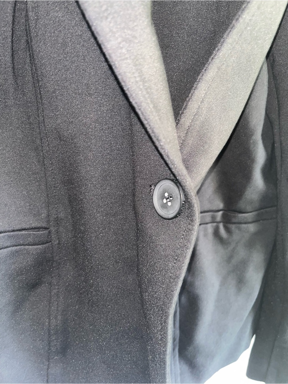 NWT Torrid Black Tailored Ponte Blazer One Button Career Size 0 12 - Picture 5 of 6